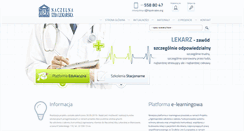 Desktop Screenshot of mlodylekarz.org
