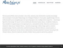 Tablet Screenshot of mlodylekarz.pl